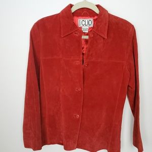 🌵CLIO Suede Jacket. A10